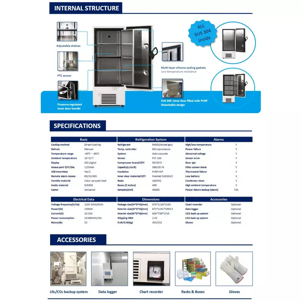 trufrost-588-l-capacity-ultra-low-temperature-upright-freezer-with-1500-w-power-and-40c-to-86c-temperature-range-mdf-86v588e