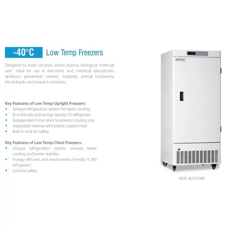 trufrost-278-l-capacity-low-temperature-single-door-upright-freezer-with-185-w-power-and-30c-to-40c-temperature-range-mdf-40v278w