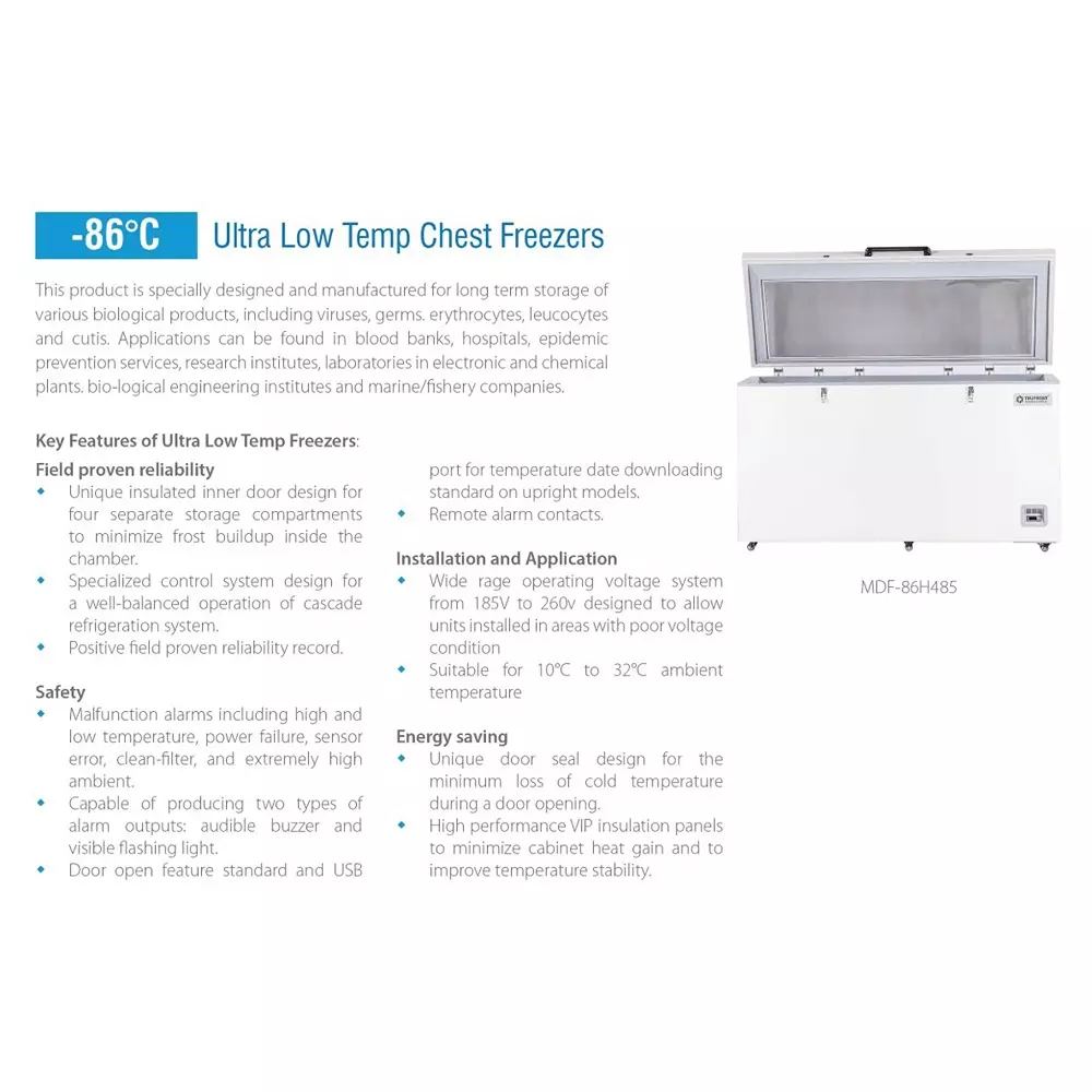 trufrost-485-l-capacity-ultra-low-temperature-chest-freezer-with-670-w-power-and-40c-to-86c-temperature-range-mdf-86h485
