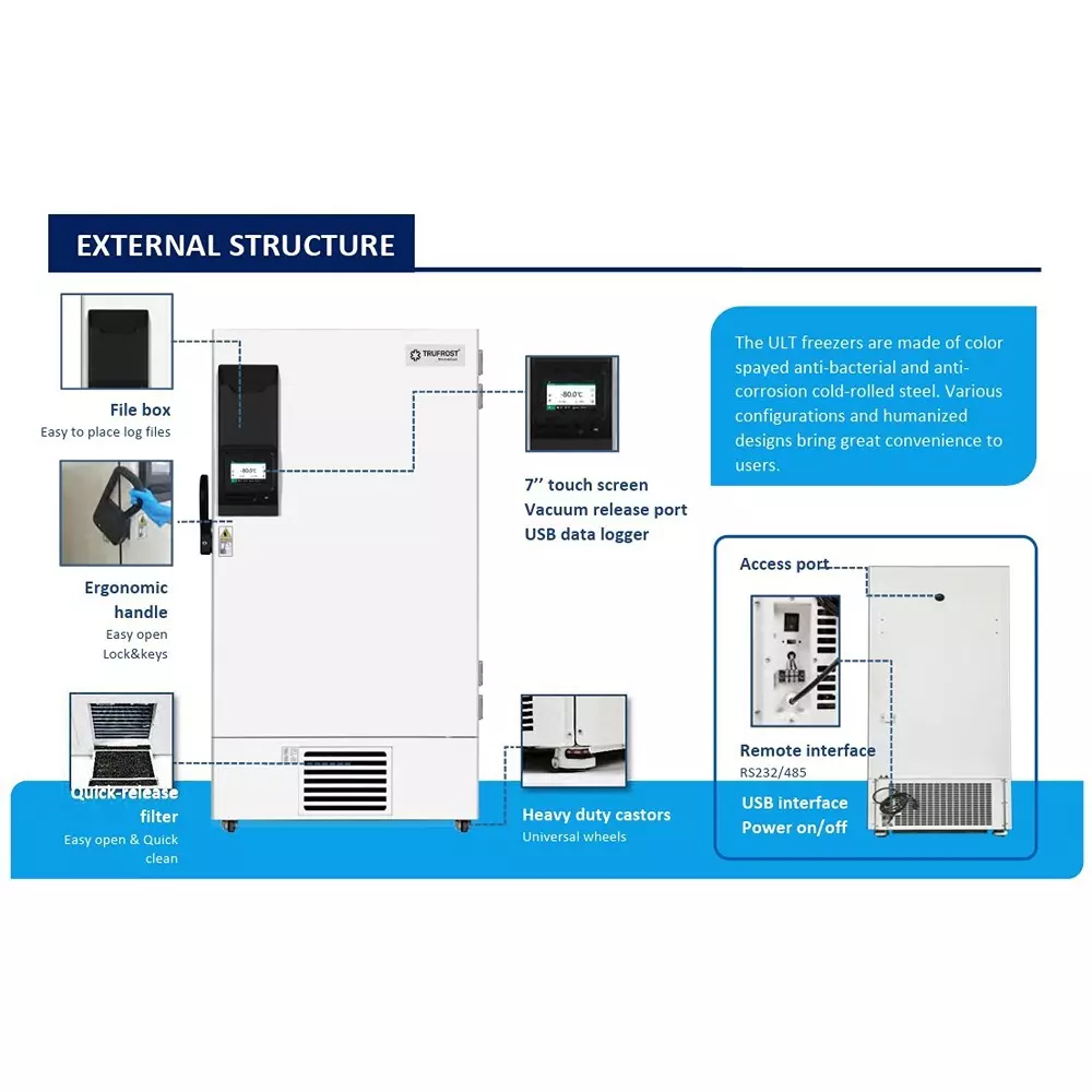 trufrost-728-l-capacity-ultra-low-temperature-upright-freezer-with-1400-w-power-and-40c-to-86c-temperature-range-mdf-86v728e