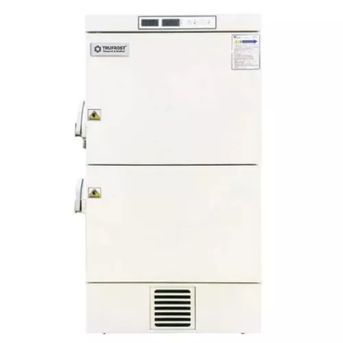 Trufrost 528 L Capacity Low Temperature Two Door Upright Freezer with 345 W Power and -30°C to -40°C Temperature Range, MDF-40V528