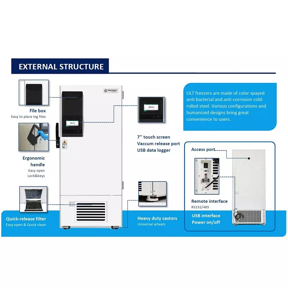trufrost-408-l-capacity-ultra-low-temperature-upright-freezer-with-890-w-power-and-40c-to-86c-temperature-range-mdf-86v408e