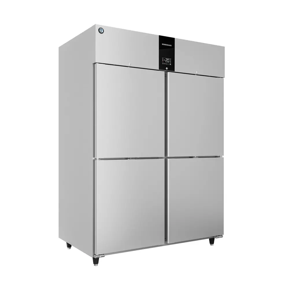 HOSHIZAKI SUS Premium Upright Freezer Stainless Steel 304 4 Half Door 8 Shelves 1350 L Gross Volume, HFWP147LS3-GN
