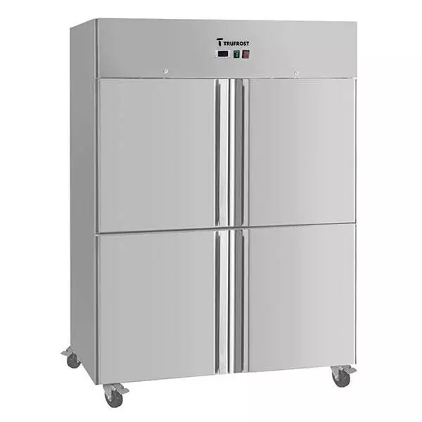 Trufrost GN Series Reach In Refrigerator Four Door 1340 L Capacity Grey, GN 1480 TNM