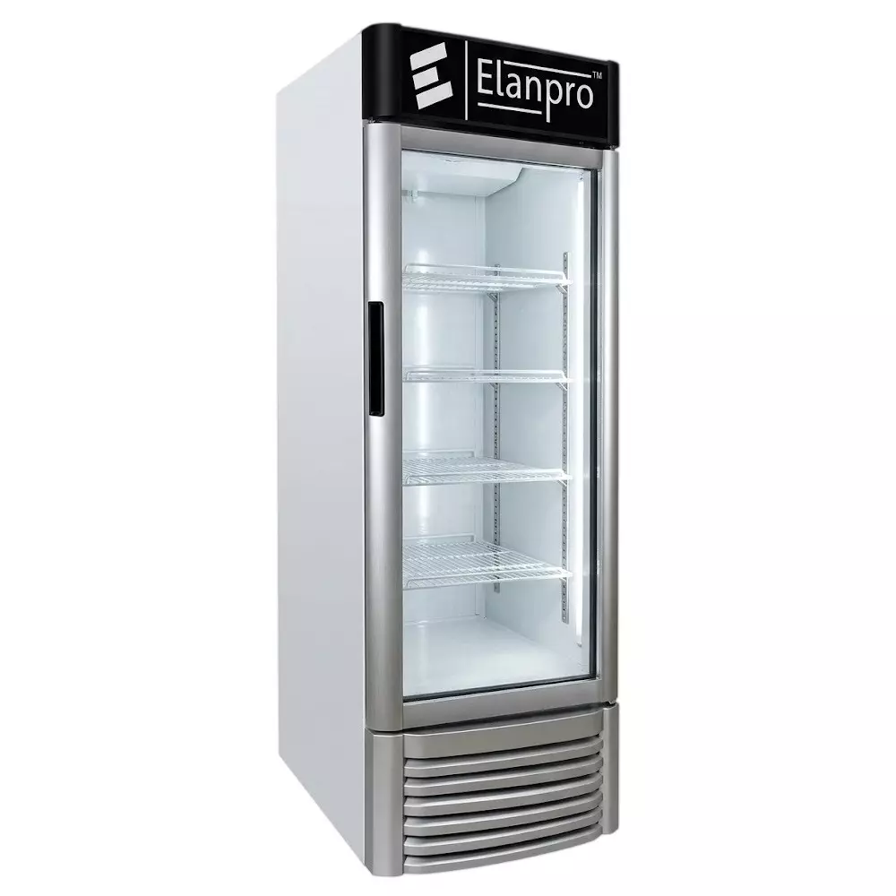 Elanpro Upright Chiller 400 L Capacity Single Glass Door, ECG 405 Dlx