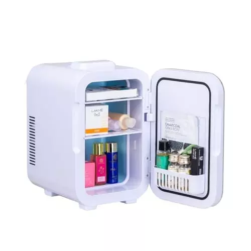 Rockwell 8 L Retro Portable Mini Fridge and Warmer 220 V Blue, RMF8B