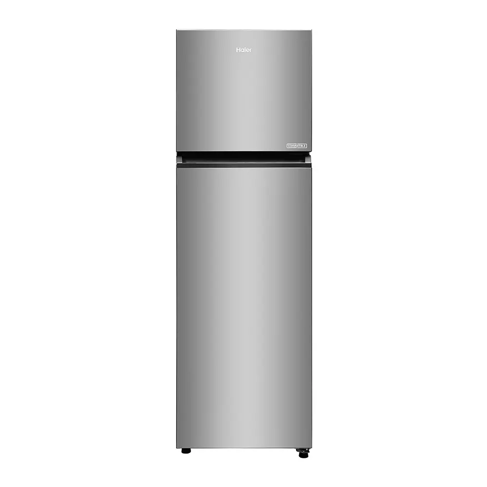 Haier 268 L Double Door Frost Free Top Mount Refrigerator 2 Star Nickel Steel, HRF-3182IBNSA-P