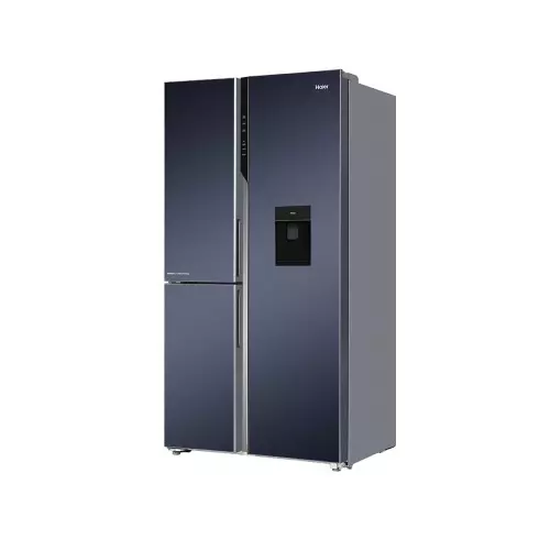 haier-592-l-3-door-side-by-side-frost-free-refrigerator-3-star-graphite-black-hrt-683wgku1