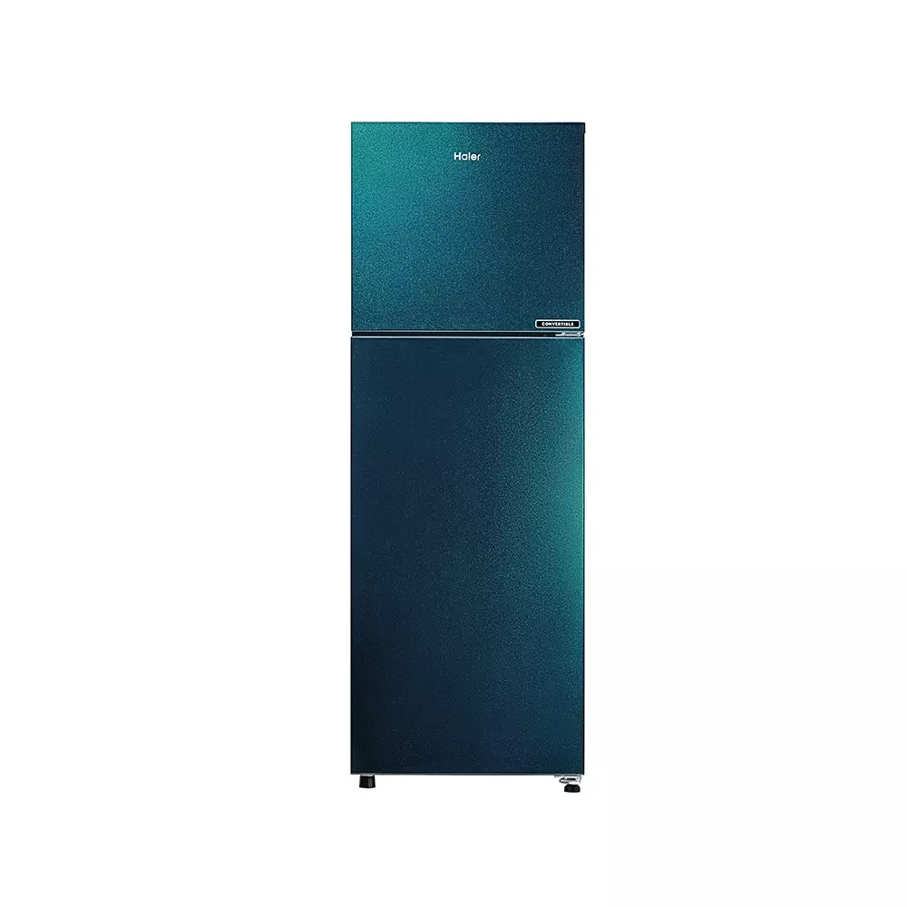 Haier 240 L Double Door Frost Free Top Mount Refrigerator 2 Star Sparkle Blue, HRF-2902BSB-P