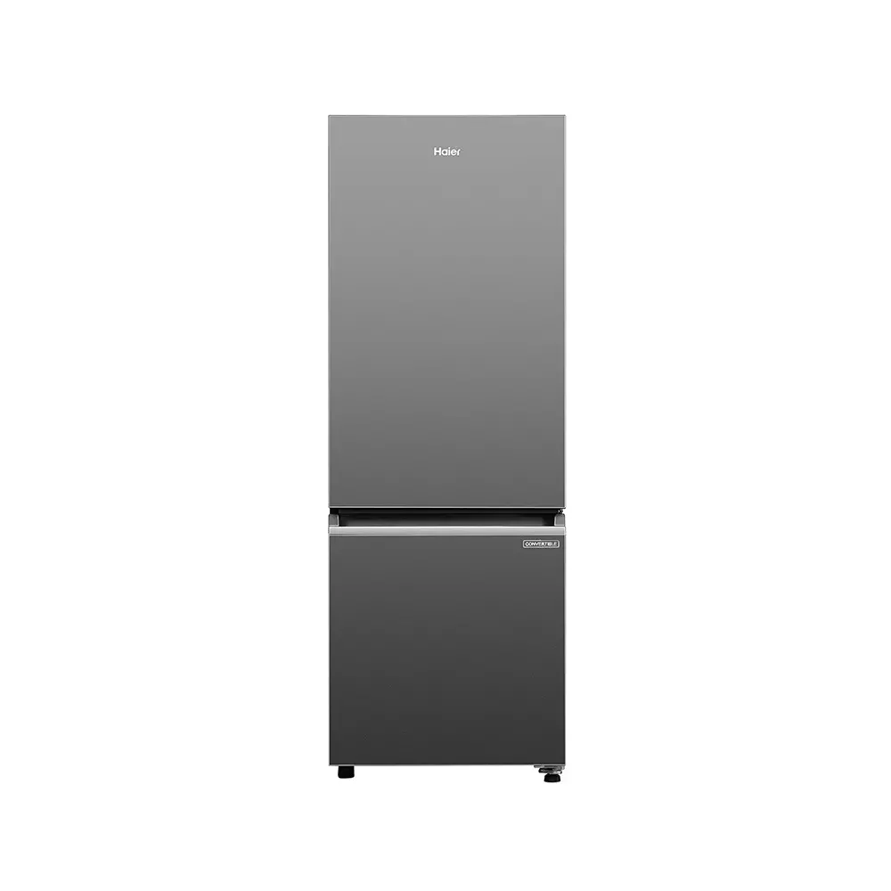 Haier 237 L Double Door Frost Free Bottom Mount Refrigerator 2 Star Ge Black, HRB-2872IBGB-P