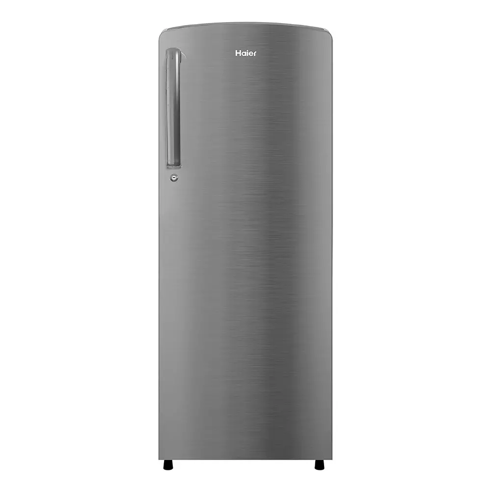 Haier 253 L Single Door Direct Cool Refrigerator 3 Star Grey, HRD-2743BGSA-N