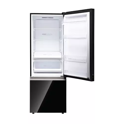 haier-325-l-double-door-frost-free-bottom-mount-refrigerator-2-star-black-glass-hrb-3752pkga-p