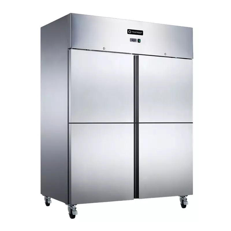 Trufrost Ventilated Reach In Refrigerator Four Door 1200 L R134a Refrigerant 1340x710x2010 mm Grey, G 1200 TNM