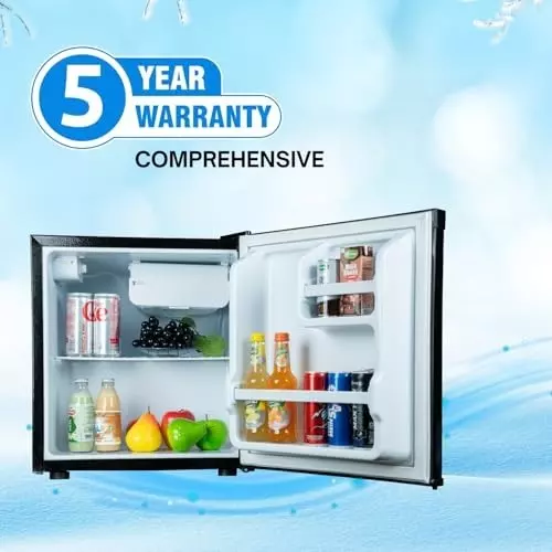 Rockwell 45 L Direct Cooling Portable Mini Fridge Black, MB49BL