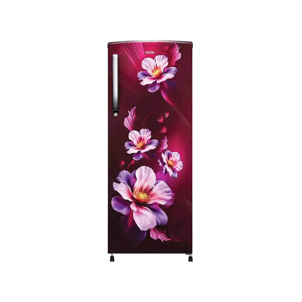 Haier 253 L Single Door Direct Cool Refrigerator 2 Star Red Karen, HRD-2742CRKA-N