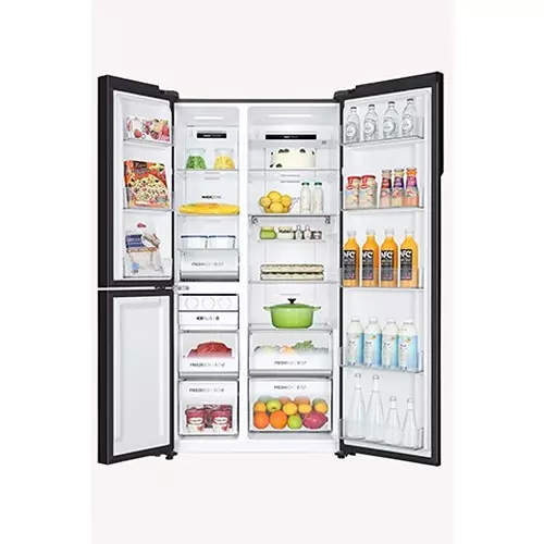 haier-598-l-3-door-side-by-side-frost-free-refrigerator-3-star-black-glass-hrt-683kgu1