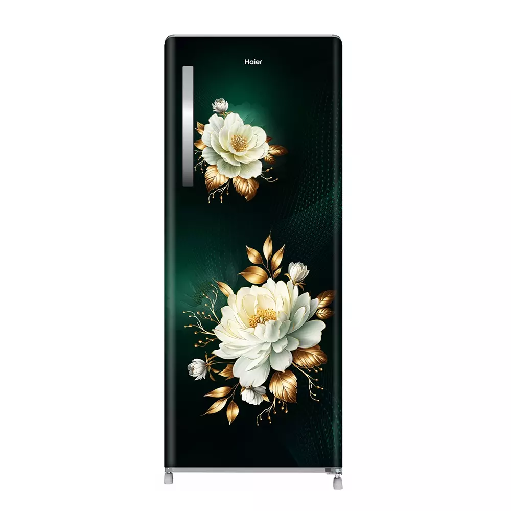 Haier 215 L Direct Cool Single Door Refrigerator 2 Star Green Freesia (Luxe), HRD-2362CGFA-N