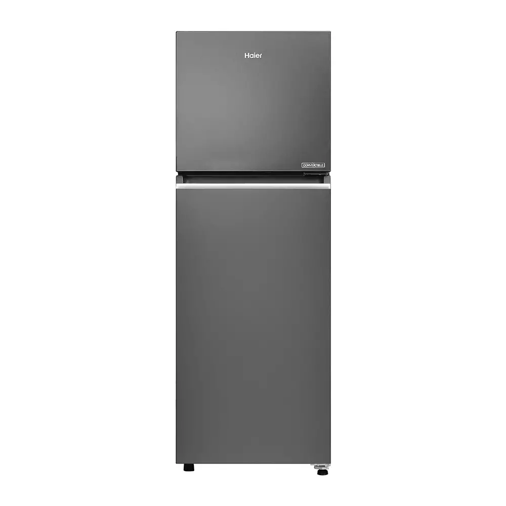 Haier 240 L Double Door Frost Free Top Mount Refrigerator 2 Star GE Black, HRF-2902IBGBA-P