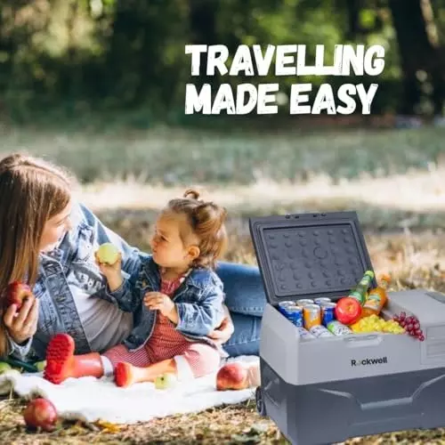 Rockwell 27.8 L Car Fridge/Cooler for Outdoor, Camping, Picnics, Adventure, Parties, RMC30S