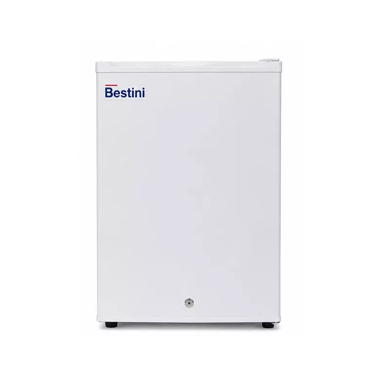 Bestini 100 L Mini Bar Fridge White Color Hard Door and Plastic Shelves, MR-100