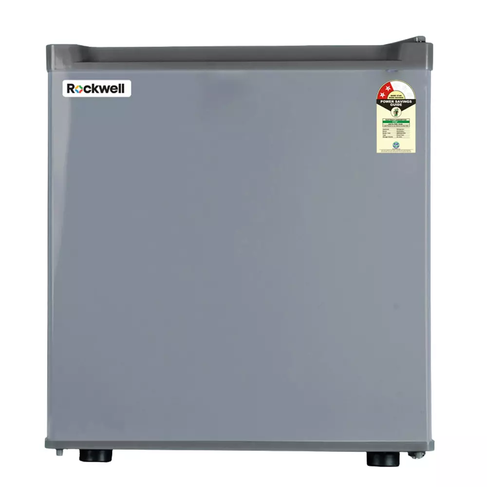 ROCKWELL Mini Refrigerator Direct Cool Single Door Grey 45 L Capacity, MB55GR/2025