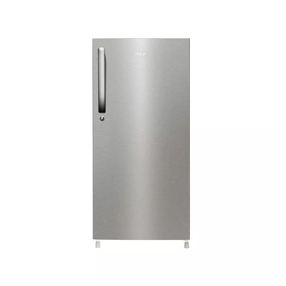 Haier 190 L Single Door Direct Cool Refrigerator 2 Star Nickel Steel, HRD-2102BNS-P