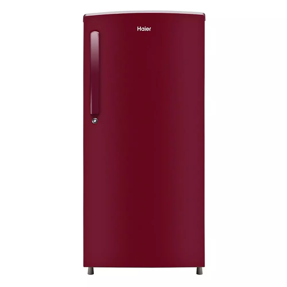 Haier 185 L Direct Cool Single Door Refrigerator 1 Star Red Mono, HRD-2061SBRA-N