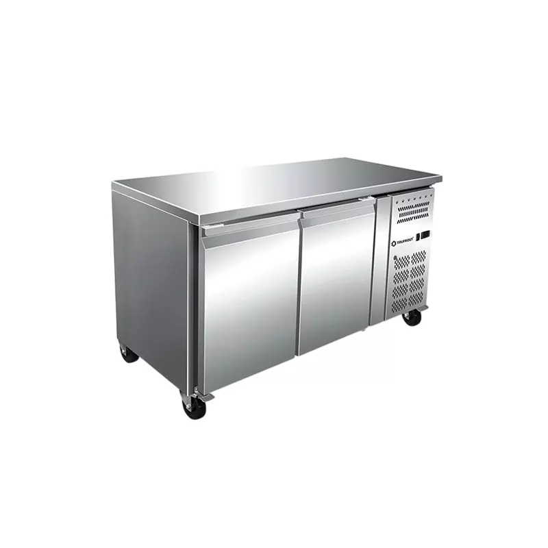 Trufrost Undercounter Freezer Without table top SS 304 inside Double Door 282 L R290 Refrigerant 1360x700x850 mm Grey, GN 2100BT