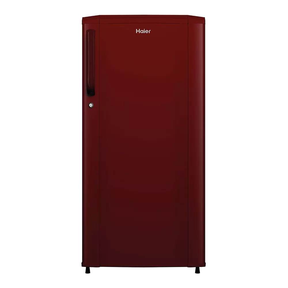 Haier 165 L Direct Cool Single Door Refrigerator 1 Star Red Mono, HRD-1851BBRA-P