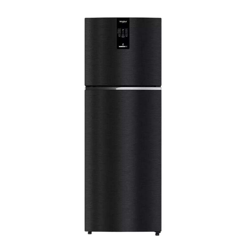 Whirlpool Refrigerator 327 L Capacity Double Door Frost Free 2 Star Rating  Omega Black Color, Intellifresh Pro