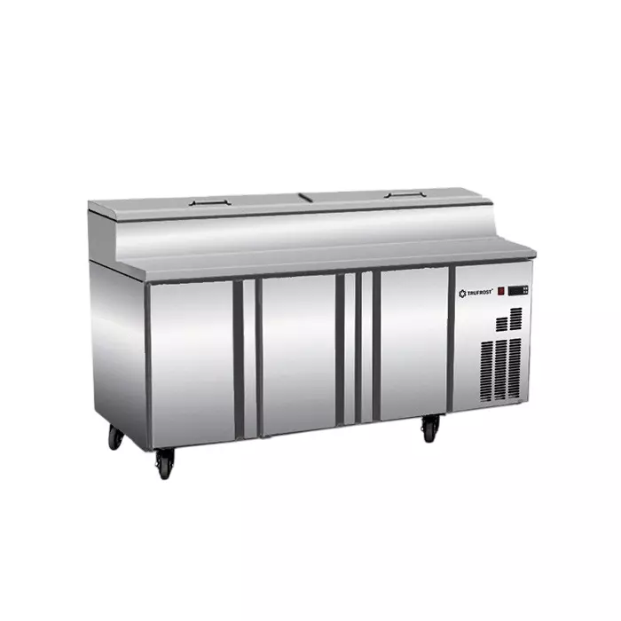 Trufrost Refrigerated Prep Counter Three Door 650 L R134a Refrigerant 2025x800x1070 mm Grey, SH 3000/800