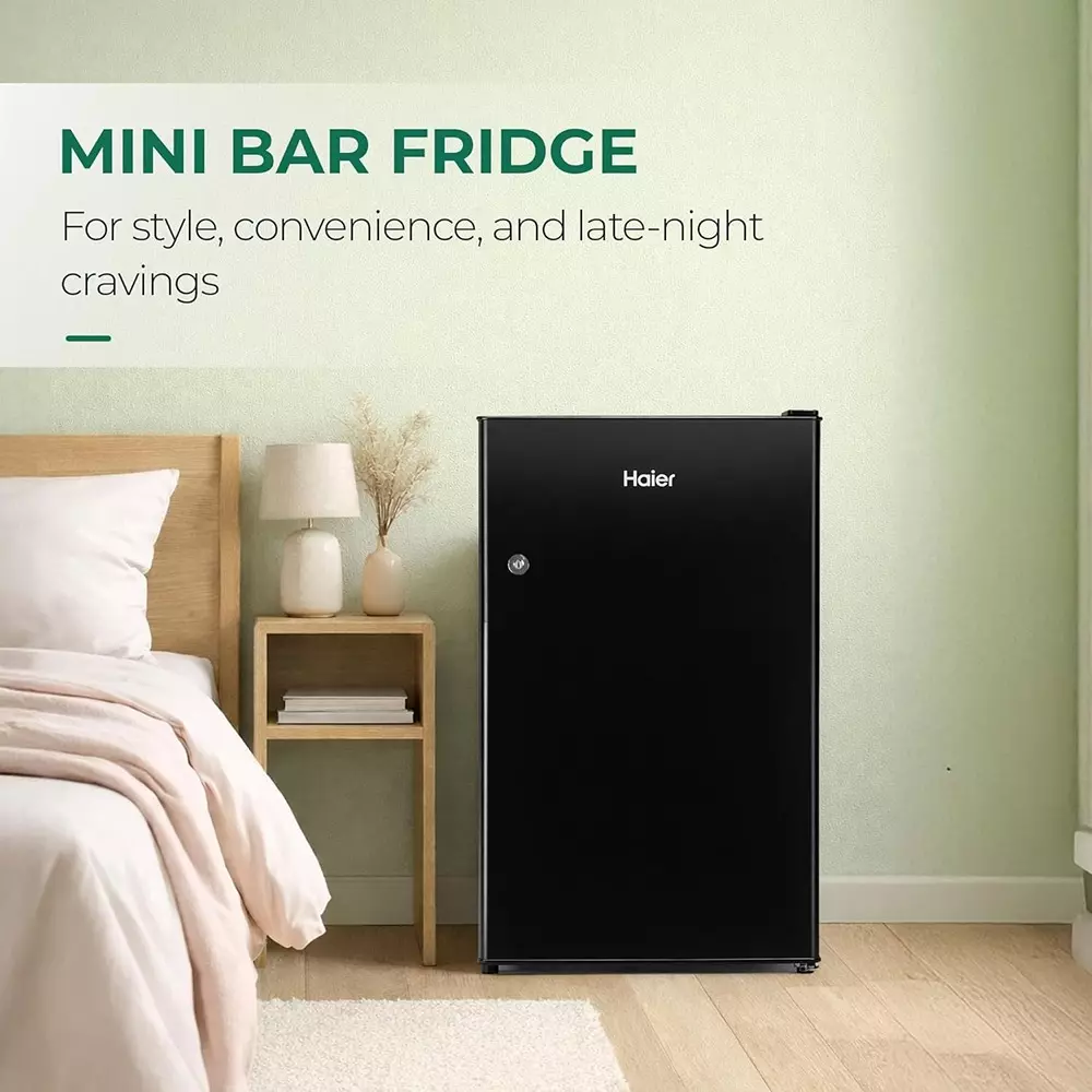 haier-100-l-direct-cool-single-door-refrigerator-2-star-black-steel-hrd-1252ksa