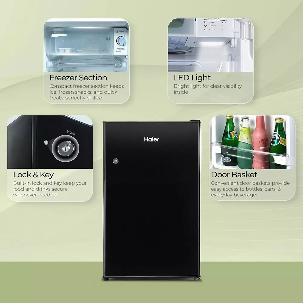 haier-100-l-direct-cool-single-door-refrigerator-2-star-black-steel-hrd-1252ksa