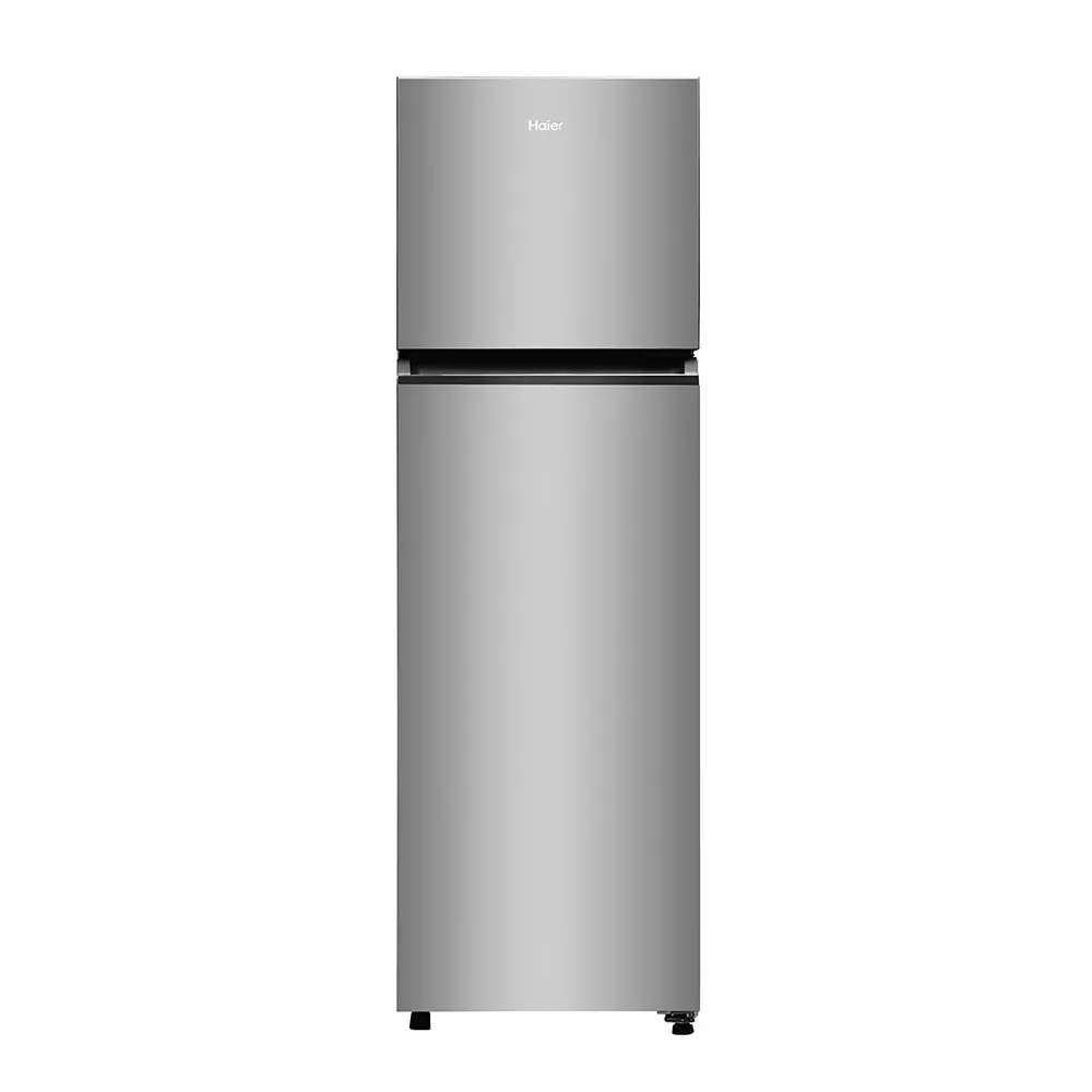 Haier 268 L Double Door Frost Free Top Mount Refrigerator 2 Star Nickel Steel, HRF-3182IENSA-P