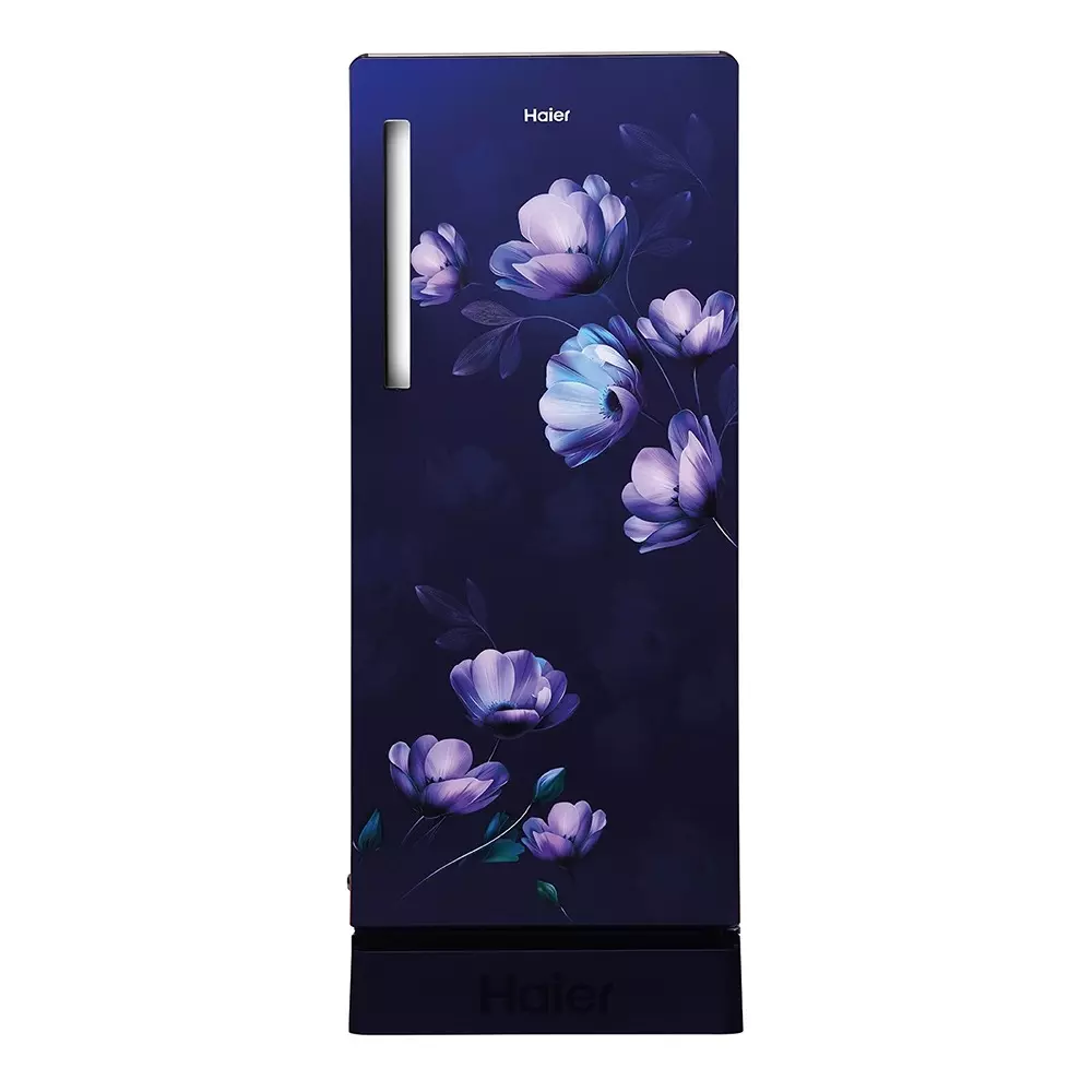 Haier 190 L Single Door Direct Cool Refrigerator with Base Drawer 5 Star Marine Ivy, HRD-2115EPMI-N