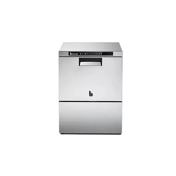 Butler 3.5 kW Undercounter Front Loading Dishwasher with 7 L Boiler Capacity and 30 Baskets Per Hour Productivity, B-32