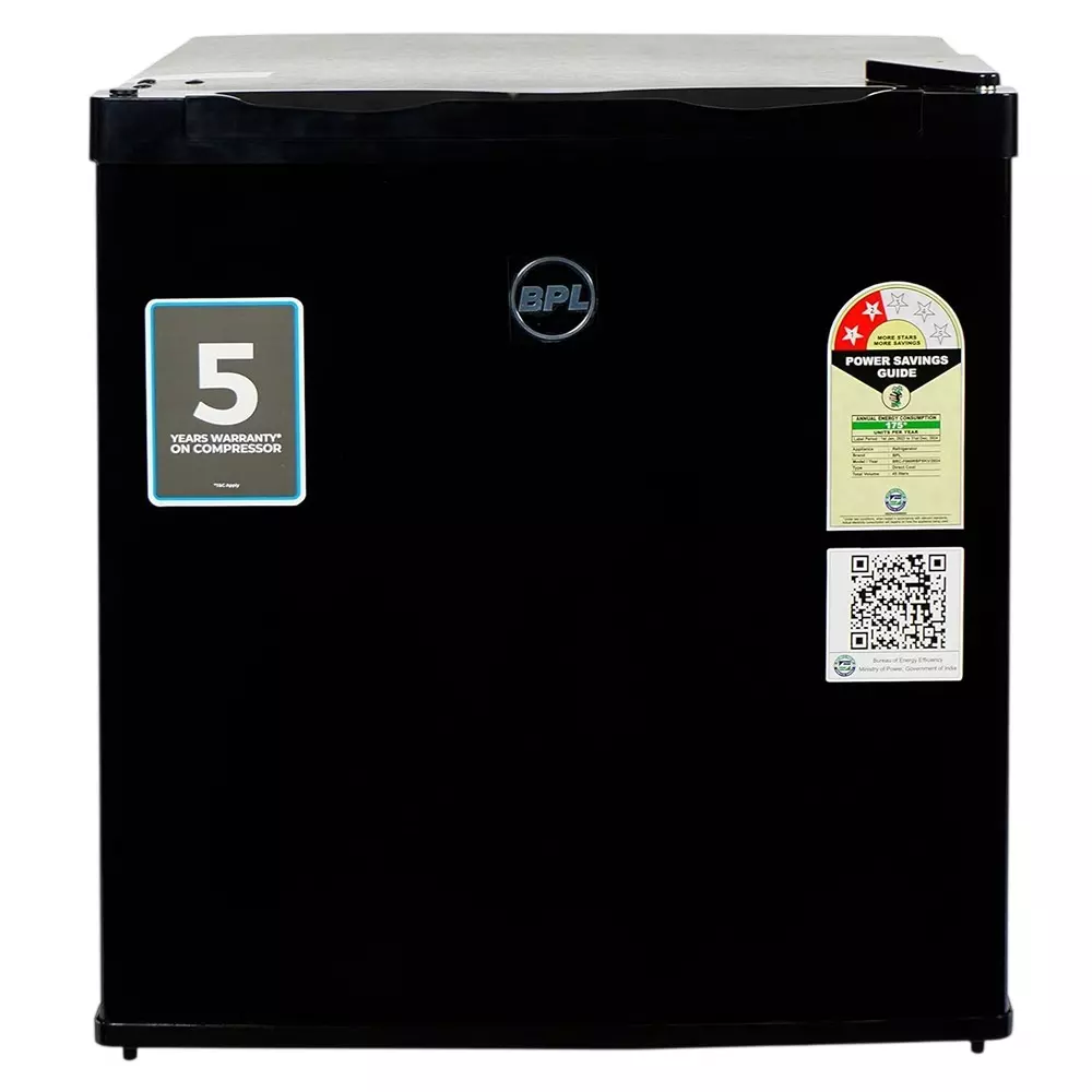 BPL Mini Bar Refrigerator 45 L Capacity  Automatic Defrost Black Color, BRC-F060RBPSKV