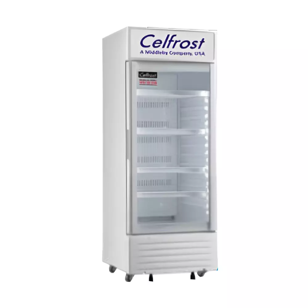 Celfrost 380 L Upright Showcase Cooler Single Door R600 Technology White, FKG 422 Dlx