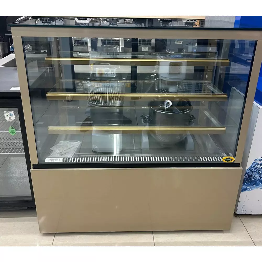 western-577-l-pastry-cabinet-golden-color-5-feet-1524-cm-height-and-3-shelves-ptw15hc-gd