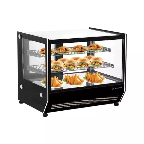 Trufrost Countertop 3 Layer Square Glass Warm Showcase 68 L Capacity 450 W Power Consumption, CTSW-23 Premia