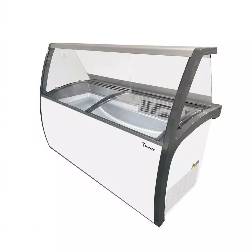 Trufrost Scooping Parlour Freezer 370 W R290 Refrigerant 480 L Capacity, White SPC 12