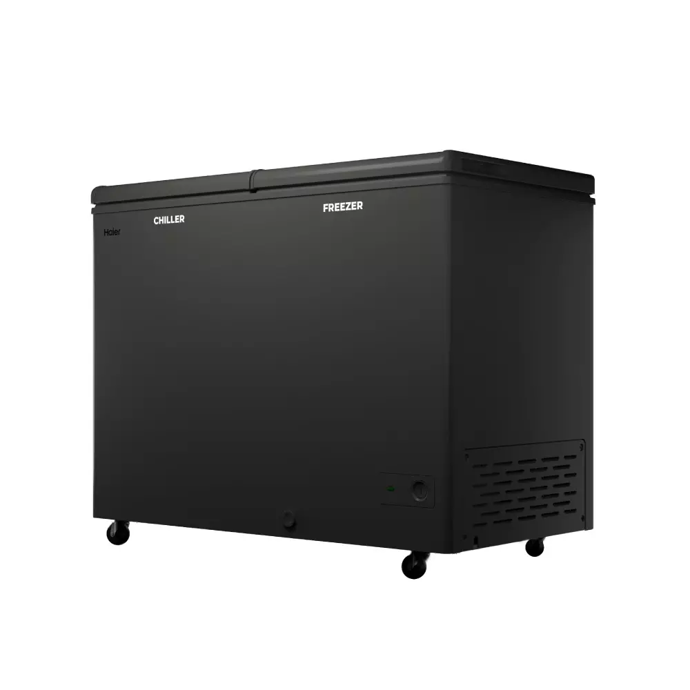 haier-350-l-double-door-dual-compartment-combo-chest-freezer-titanium-grey-hfc-350cet