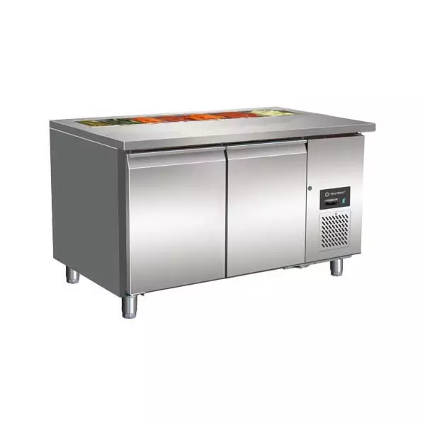 Trufrost Undercounter Prep Table 270 W R290 Refrigerant 7 x GN1/6 Pan Capacity, Grey GN 2100 TN-CP