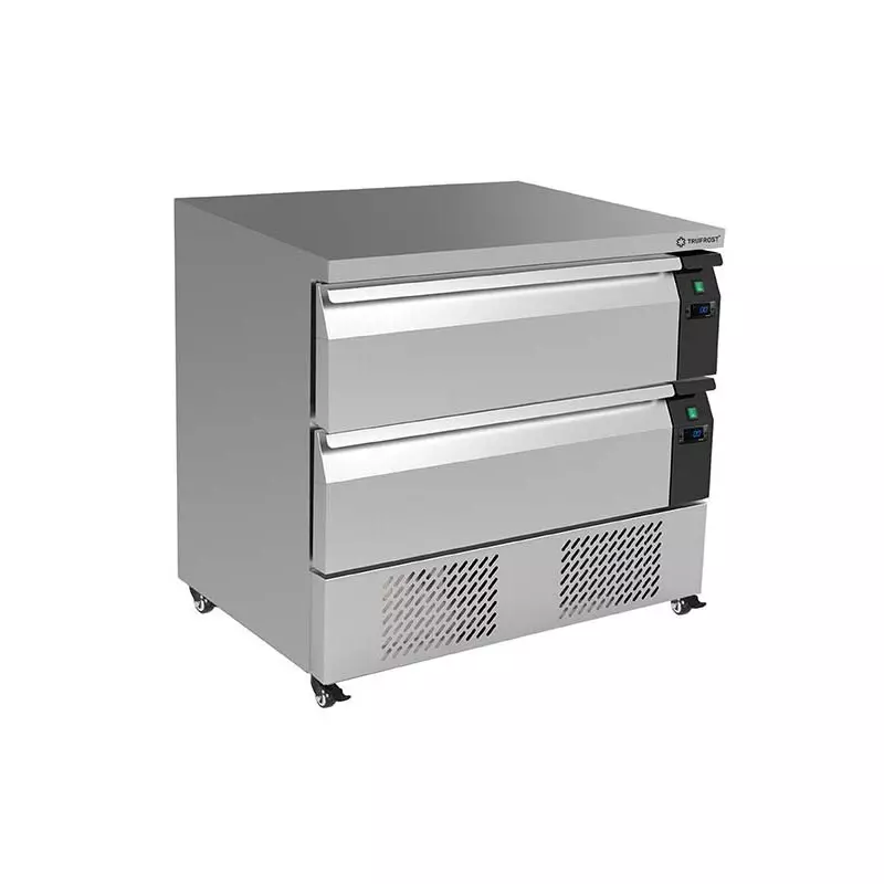 Trufrost Convertible Refrigetated Double Drawer 460 W Ventilated R290 Refrigerant 905x700x865 mm Grey, CRD-2