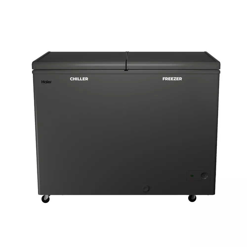 haier-400-l-double-door-dual-compartment-combo-chest-freezer-titanium-grey-hfc-400cet