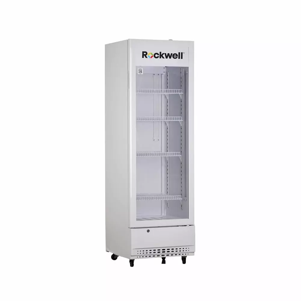 ROCKWELL 240 L Single Door Glass Visi Cooler, RVC320A