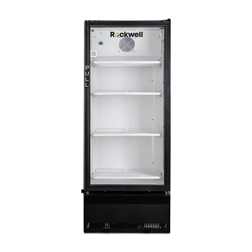 ROCKWELL 285 L Single Door Glass Visi Cooler, RVC300B