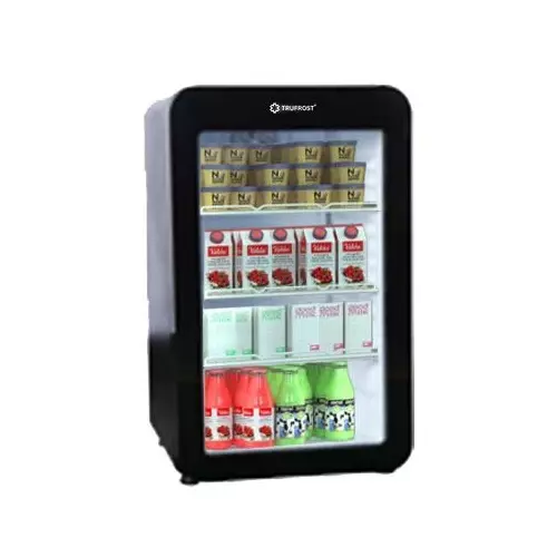 Trufrost Premium Visi Cooler Single Door 77 L Capacity R600a Refrigerant 85 W Black, VC 77 Italia