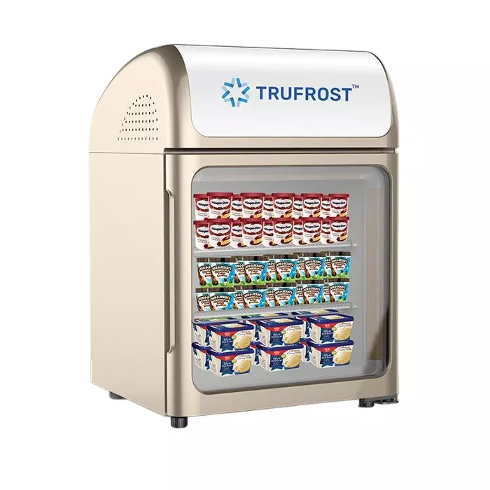 Trufrost Visi Freezer Single Door 100 L Capacity R290a Refrigerant 140 W Elegant White, VF 100