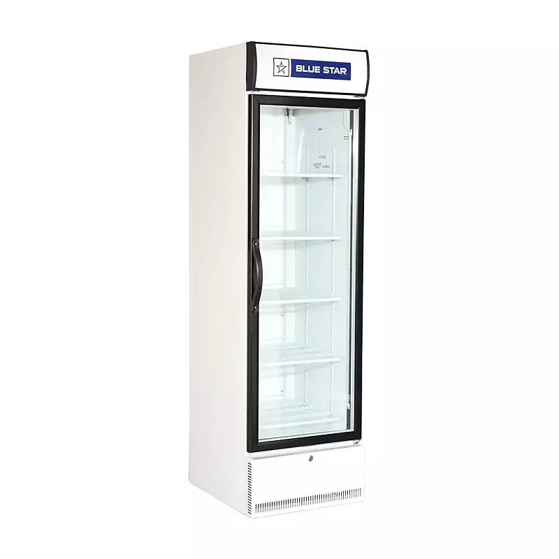 Blue Star 500 L Visi Cooler Single Door Temperature Range +2°C to +10°C in White Color, SC500F